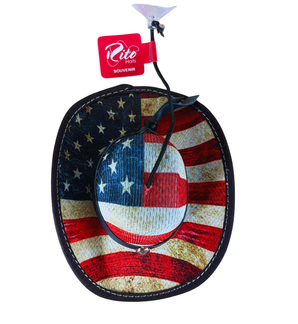 American Flag Hanging Hat Souvenir