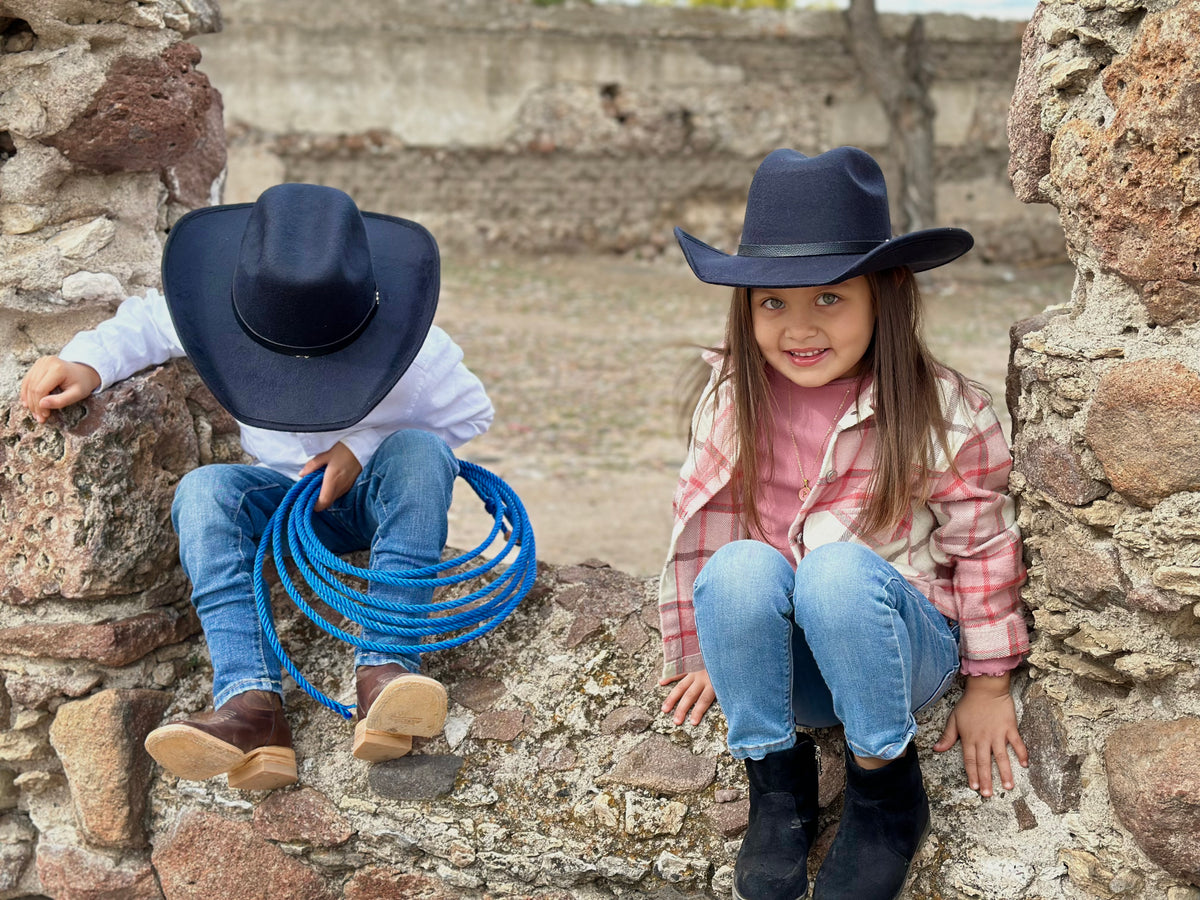 Kids Premium Chihuahua Cowboy Hat