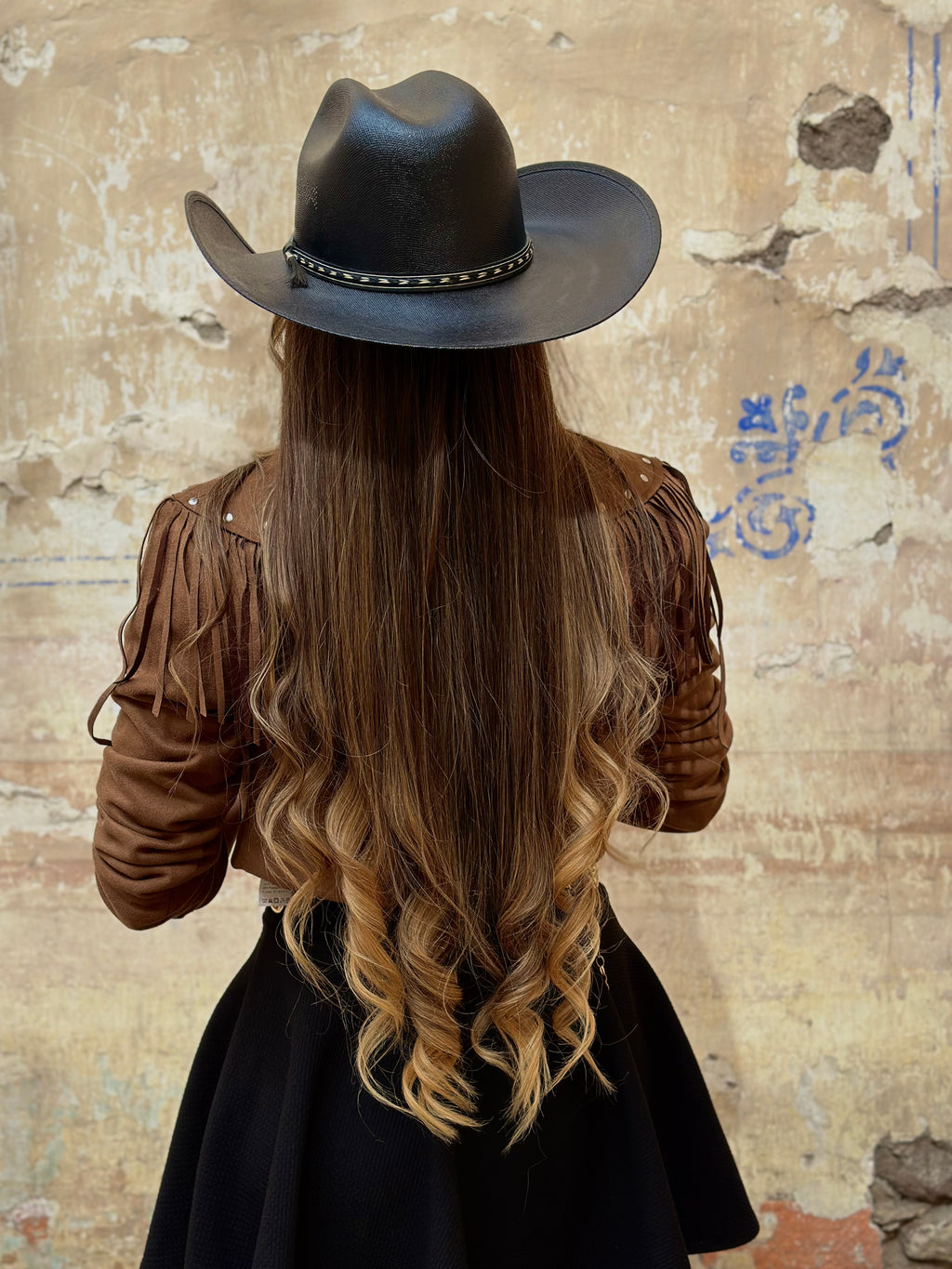 Black Chihuahua Cowboy Hat