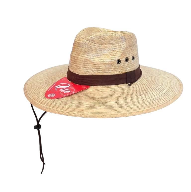 Brown Jardinero Plano Straw Hat